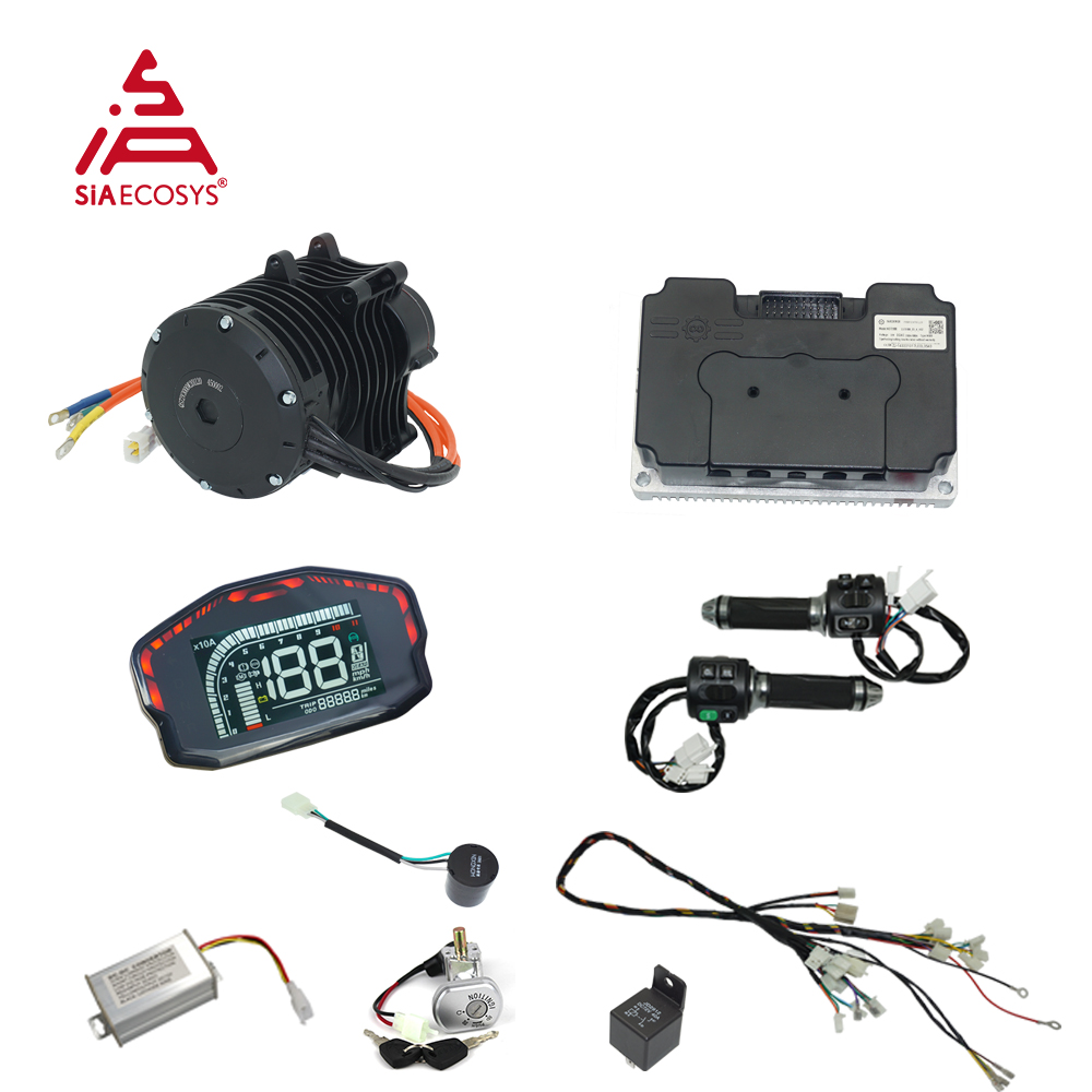 Mid Drive Motor Kit 72V 3000W - QS MOTOR 138 3000W V3 5500W（最大連続出力）72V